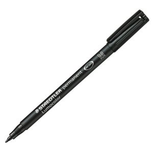 Pennarello Lumocolor Permanent 317 - punta 1,0mm - nero - Staedtler - immagine 1