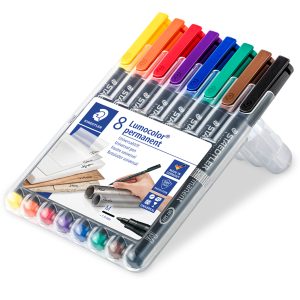 Pennarello Astucci Lumocolor Permanent 317 - punta 1,0mm - 8 colori  - Staedtler - immagine 1