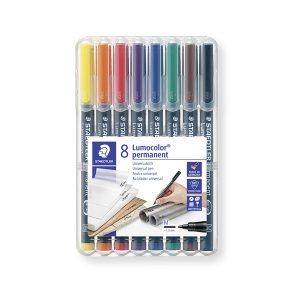 Pennarello Astucci Lumocolor Permanent 317 - punta 1,0mm - 8 colori  - Staedtler - immagine 2