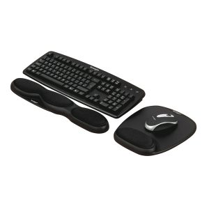 Poggiapolsi da tastiera Comfort - gel - nero - Kensington - immagine 1