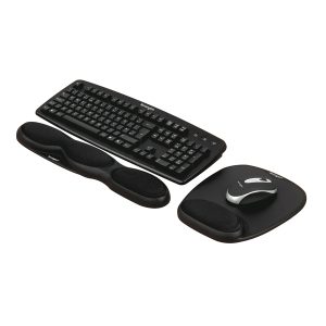 Mousepad con poggiapolsi Comfort - gel - nero - Kensington - immagine 1