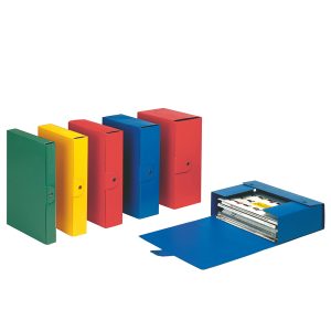 Scatola progetto Eurobox - dorso 4 cm - 25x35 cm - blu - Esselte - immagine 2
