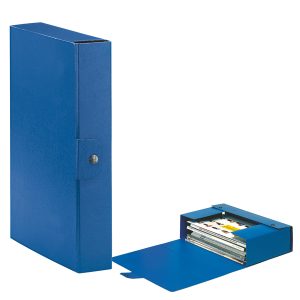 Scatola progetto Eurobox - dorso 6 cm - 25x35 cm - blu - Esselte - immagine 1