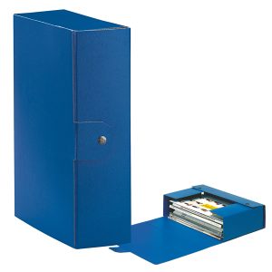 Scatola progetto Eurobox - dorso 10 cm - 25x35 cm - blu - Esselte - immagine 1
