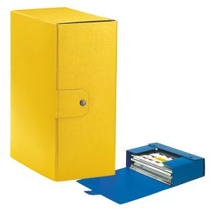 Scatola progetto Eurobox - dorso 15 cm - 25x35 cm - giallo - Esselte - immagine 1