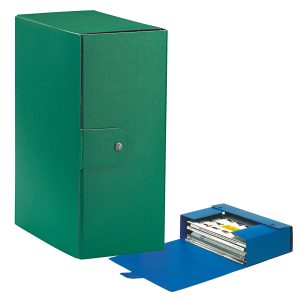 Scatola progetto Eurobox - dorso 15 cm - 25x35 cm - verde - Esselte - immagine 1