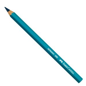 Matita 698 Jumbo per alimenti - esagonale - mina blu - Faber Castell - immagine 1