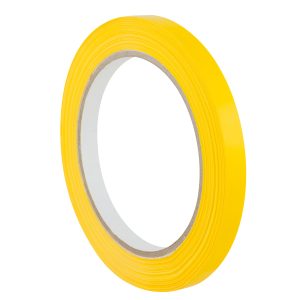 Nastro adesivo 350 - 0,9 cm x 66 m - PVC - giallo - Eurocel - immagine 1
