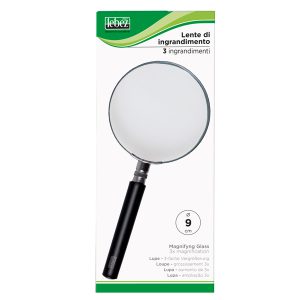 Lente di ingrandimento 1124 - diametro 9 cm - nero - Lebez - immagine 1