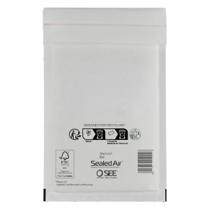 Busta imbottita Mail Lite® - G (24 x 33 cm) - bianco - Sealed Air® - conf. 10 pezzi - immagine 1