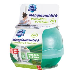 Kit Mangiaumidità 2 in 1 Deo Brezza Alpina - 40 gr - Air Max - immagine 1