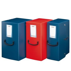 Scatola archivio Pick Up - dorso 16 cm - 35x25 cm - blu - Fellowes - immagine 1