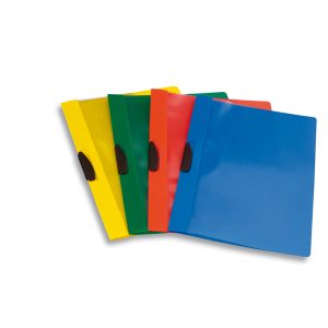 Cartellina con molla Video Clipper - PPL - 22x30 cm - rosso - Fellowes - immagine 1