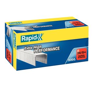 Punti Rapid Super Strong - 24/8+ - acciaio zincato - metallo - Rapid - conf. 5000 pezzi - immagine 1