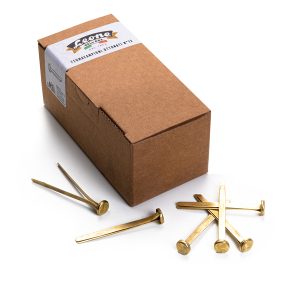 Fermacampioni ottonati - n. 12 - 7 cm - Leone - conf. 100 pezzi - immagine 1