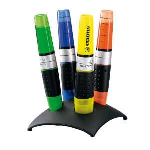 Evidenziatore Stabilo Luminator - punta a scalpello - tratto 2,0-5,0mm - set 4 colori - Stabilo - immagine 1