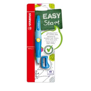 Portamine Easyergo - 3,15mm - per mancini + affilamine - azzurro - Stabilo - immagine 1