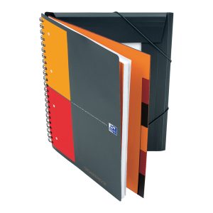 Blocco spiralato Organiser Book - 5mm con margine - 240 x 297mm - 80gr - 80 fogli - Oxford - immagine 3