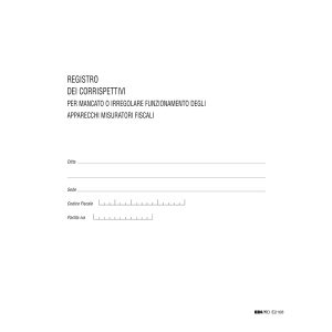 Registro Iva corrispettivi per mancato funzionamento registro cassa - 31 x 24,5cm - 46pg - pagine numerate - Edipro - immagine 2