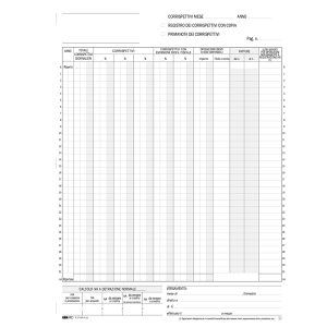 Registro prima nota Iva corrispettivi - 13/13 fogli autoricalcanti - 29,7 x 23cm - Edipro - immagine 4
