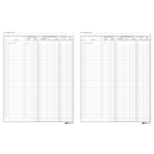 Registro cespiti ammortizzabili - 31 x 24,5cm - 47pg - numerate - Edipro - immagine 2