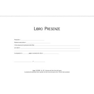 Blocco presenze mensili - 21 x 30cm - 50/50 fogli autoricalcanti - Edipro - immagine 2