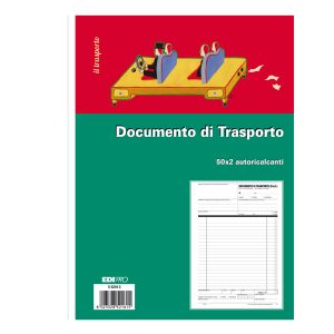 Blocco DDT - 50/50 fogli autoricalcanti - 29,7 x 21cm - Edipro - immagine 1
