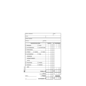 Blocco buste nota spese - 28 x 15cm - Edipro - conf. 25 buste - immagine 2