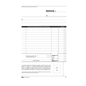 Blocco ricevute sanitarie - 50/50 fogli autoricalcanti - 23 x 15cm - Edipro - immagine 1