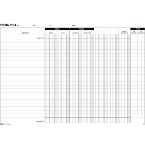 Blocco prima nota cassa/banca - 50/50 fogli autoricalcanti - 22 x 30cm - Edipro - immagine 4