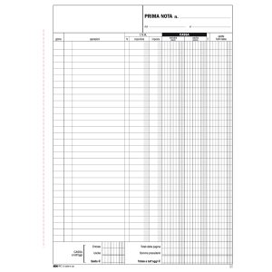 Blocco prima nota cassa entrate/uscite/Iva - 50/50 fogli autoricalcanti - 31 x 21cm - Edipro - immagine 3