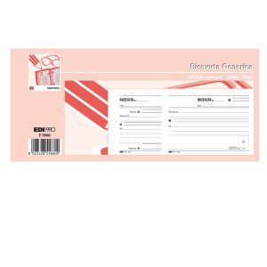 Blocco ricevute generiche - uso mano - 11 x 21cm - 100 fogli - Edipro - immagine 1