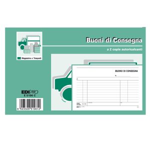 Blocco buoni di consegna - 50/50 fogli ricalcanti - 10x17cm - Edipro - immagine 1