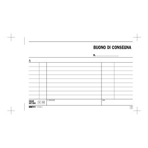 Blocco buoni di consegna - 50/50 fogli ricalcanti - 10x17cm - Edipro - immagine 2