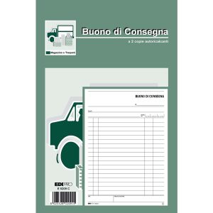 Blocco buoni di consegna - 50/50 fogli ricalcanti - 23 x 15cm - Edipro - immagine 1