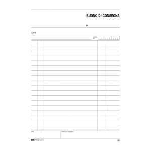 Blocco buoni di consegna - 50/50 fogli ricalcanti - 23 x 15cm - Edipro - immagine 2