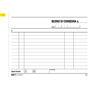 Blocco buoni di consegna - 50/50 fogli ricalcanti - 12 x 17,5cm - Edipro - immagine 2