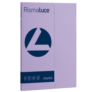 Carta Rismaluce Small - A4 - 90 gr - viola 49 - Favini - conf. 100 fogli - immagine 1