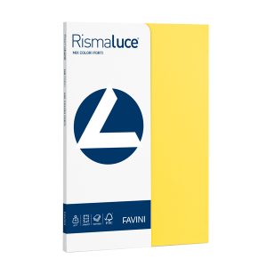 Carta Rismaluce Small - A4 - 90 gr - mix 5 colori - Favini - conf. 100 fogli - immagine 1