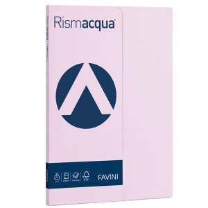 Carta Rismacqua Small - A4 - 90 gr - lilla 06 - Favini - conf. 100 fogli - immagine 1