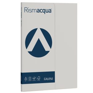 Carta Rismacqua Small - A4 - 200 gr - ghiaccio 12 - Favini - conf. 50 fogli - immagine 1