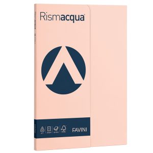 Carta Rismacqua Small - A4 - 200 gr - salmone 05 - Favini - conf. 50 fogli - immagine 1