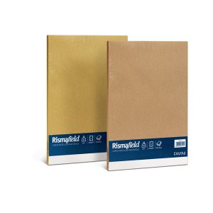 Carta riciclata Risma Field - A4 - 90 gr - giallo - Favini - conf. 100 fogli - immagine 1