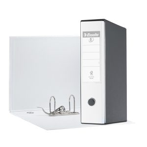 Registratore Eurofile G55 - dorso 8 cm - protocollo 23x33 cm - bianco - Esselte - immagine 1