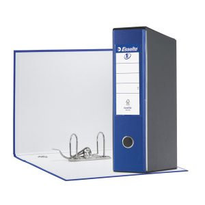 Registratore Eurofile G55  - dorso 8 cm - protocollo 23x33 cm - blu - Esselte - immagine 1