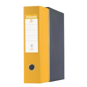 Registratore Eurofile G55 - dorso 8 cm - protocollo 23x33 cm - giallo - Esselte - immagine 2