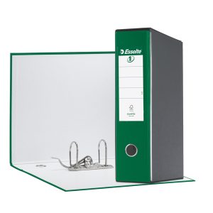 Registratore Eurofile G55 - dorso 8 cm - protocollo 23x33 cm - verde - Esselte - immagine 1