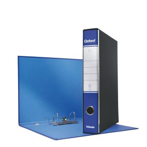 Registratore Oxford G84 - dorso 5 cm - protocollo 23x33 cm - blu - Esselte - immagine 1