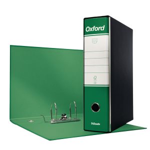 Registratore Oxford G85 - dorso 8 cm - protocollo 23x33 cm - verde - Esselte - immagine 1