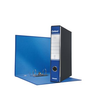 Registratore Oxford G82 - dorso 5 cm - commerciale 23x30 cm - blu - Esselte - immagine 1